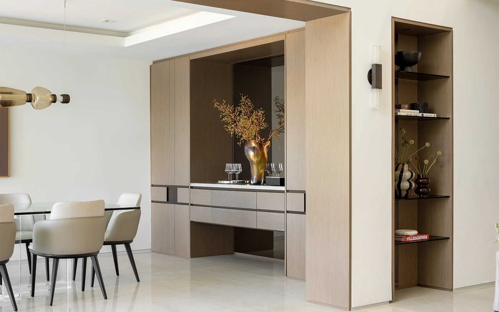 Modern House Renovation with bespoke oak cabinetry and open-plan luxury living areas